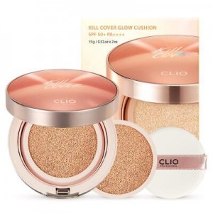 CLIO Kill Сover Glow Cushion #4 Ginger, SPF50+, Pa+++ (+Refill)
