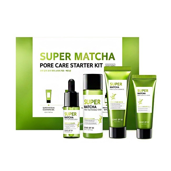 Somebymi Super Matcha Pore Care Starter Kit (4 средства)