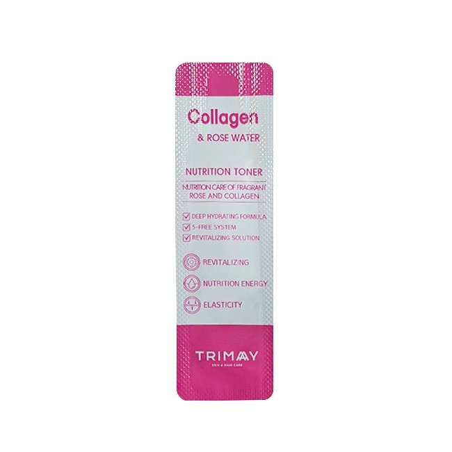 [Тестер] TRIMAY Collagen & Rose Water Nutrition Toner