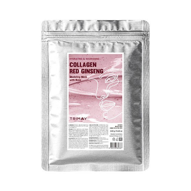 TRIMAY Collagen & Red Ginseng Modeling Mask With Rose