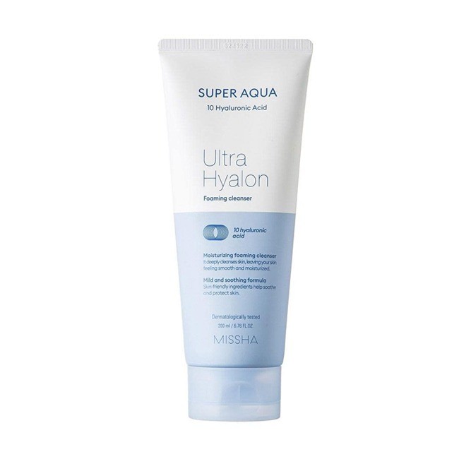 MISSHA Super Aqua Ultra Hyalron Foaming Cleanser